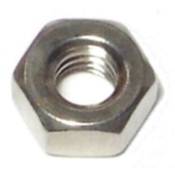 Midwest Fastener Hex Nut, 1/4"-20, 18-8 Stainless Steel, Not Graded, 40 PK 63805